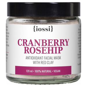 IOSSI | Cranberry Rosehip Antioxidant Face Mask | Gezichtsmasker | Kleimasker | Rode Kleimasker | Natuurlijke Masker | Poedermasker