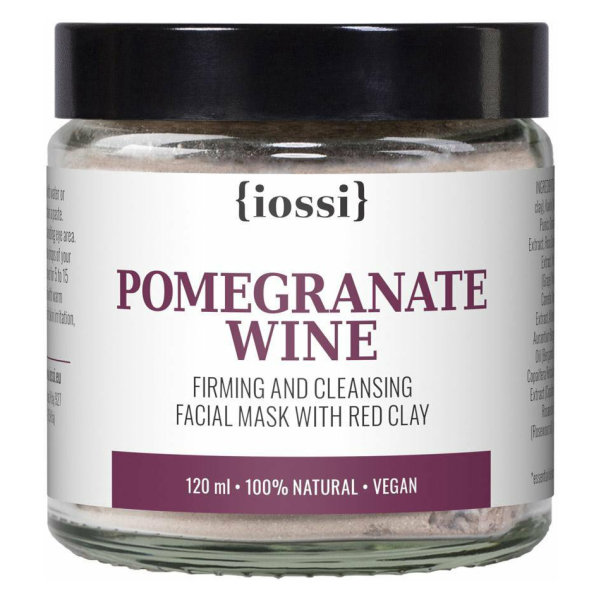 IOSSI | Pomegranate Wine Firming Face Mask || Gezichtsmasker | Kleimasker | Rode Kleimasker | Natuurlijke Masker | Poedermasker