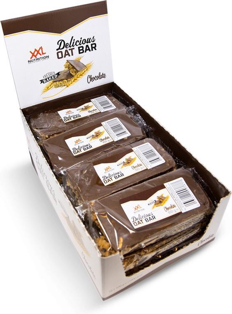 XXL Nutrition Delicious Oat Bar Bessen (vegan) 12 pack - 100 gram