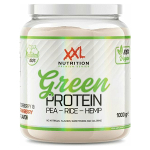 XXL Nutrition Green Protein - Vegan Proteïne Poeder / Vegan Proteïne Shake - Chocolade 1000 gram