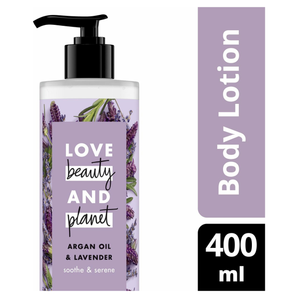 Love Beauty and Planet Bodylotion Argan Oil & Lavendel - 400 ml